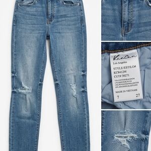 KanCan Distressed Skinny Jeans - Size 7/27